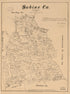 Sabine Co. Texas (Sabine County, Texas) 1879 by Relic Map Company