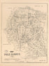 Map of Polk County, Texas in 1879 by Relic Map Company