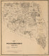Map of Nacogdoches County in 1881 by Relic Map Company