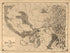 Map of a Portion of Kern County, California. : Showing Ranches, Lakes, Rivers, Canals, Sloughs, and Artesian Wells 1888 by Relic Map Company