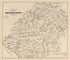 Map Fayette County, Texas 1879 by Relic Map Company