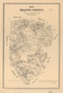 Map of Blanco County / General Land Office Mar in 1880 by Relic Map Company