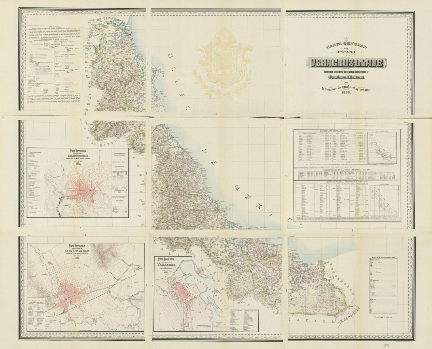 This old map of Llave from 1919 was created by  Exploradora,  Mexico. Dirección De Estudios Geográficos Y Climatológicos in 1919