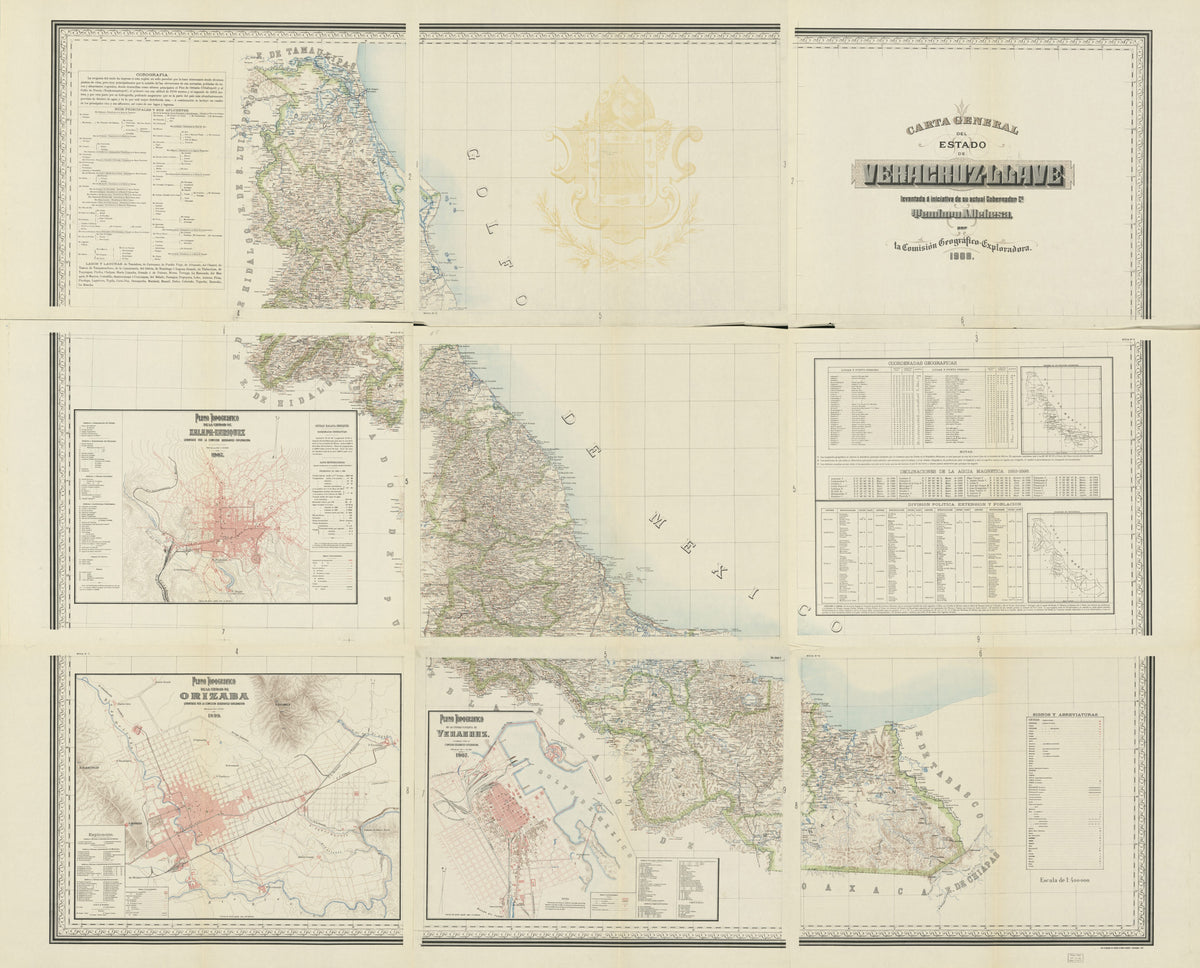 Llave in 1919 by Relic Map Company