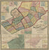 Map of the Counties of Monroe and Carbon, Pennsylvania 1860 by Relic Map Company