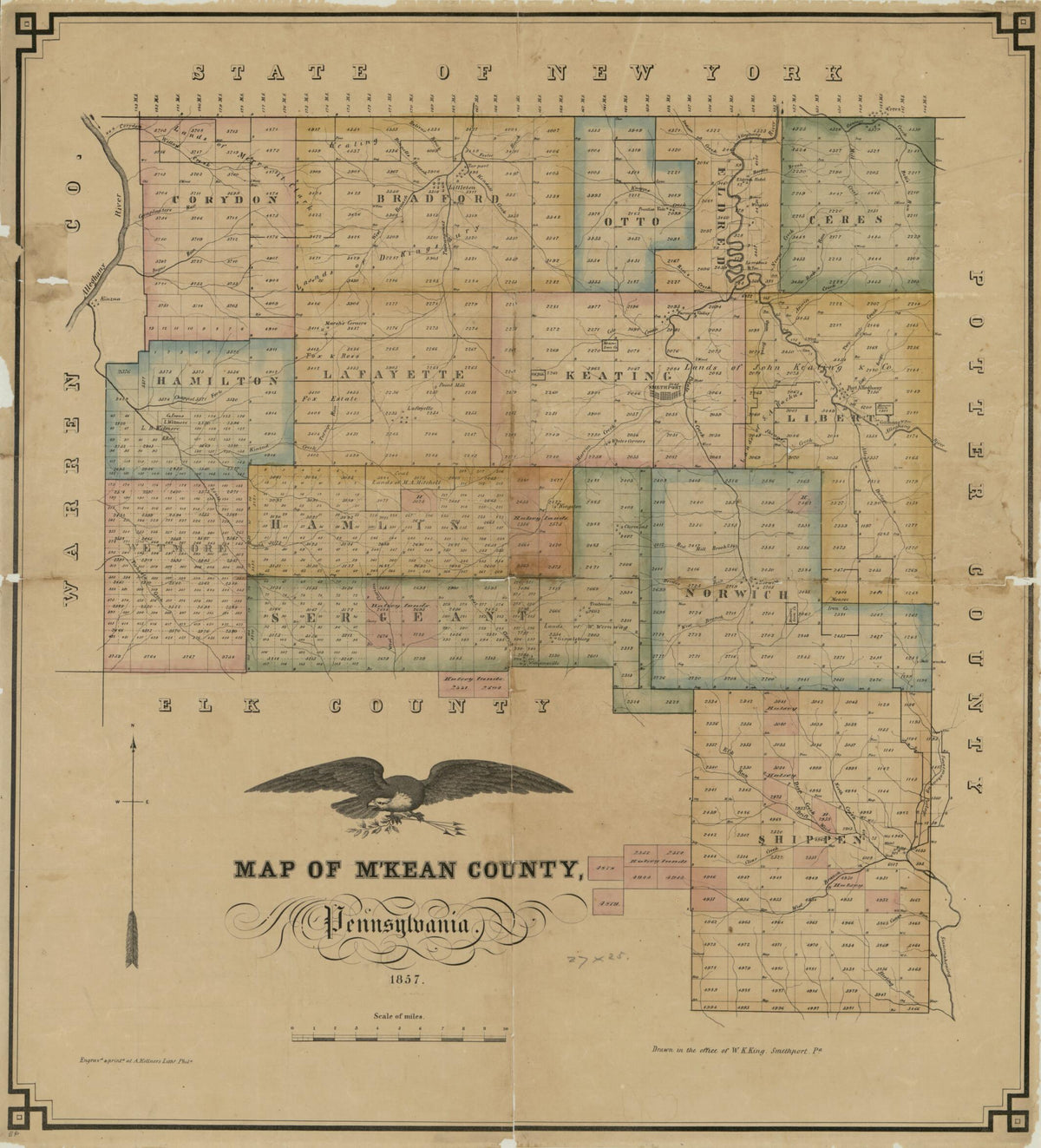Map of M&