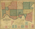 Map of Hamilton County, Ohio : Exhibiting the Various Divisions and Sub Divisions of Land With the Name of the Owners & Number of Acres In Each Tract Together With the Roads, Canals, Streams, Towns &c. Throughout the County 1856 by Relic Map Company