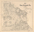 Map of Van Zandt Co., Texas. (Map of Van Zandt County, Texas) 1884 by Relic Map Company