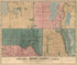Official Map of Modoc County, California in 1887 by Relic Map Company