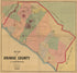 Map of Orange County, California in 1889 by Relic Map Company