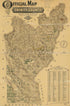 Official Map of Trinity County, California : Compiled from Government and Local Surveys 1894 by Relic Map Company