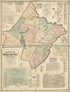 Topographical Map of Pike County, Pennsylvania : From Recent and Actual Surveys and Records in 1872 by Relic Map Company