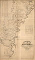 Topographic Map of the Parish of Concordia, State of Louisiana 1841 by Relic Map Company