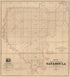 Map of the Parish of Catahoula, Louisiana : from United States Surveys 1860 by Relic Map Company