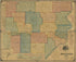 Map of Monroe County, Ohio 1869 by Relic Map Company