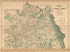 Map of Orange County, Florida in 1890 by Relic Map Company