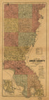 Map of Union County, South Dakota : Compiled and Drawn from Official Records and a Special Survey 1892 by Relic Map Company