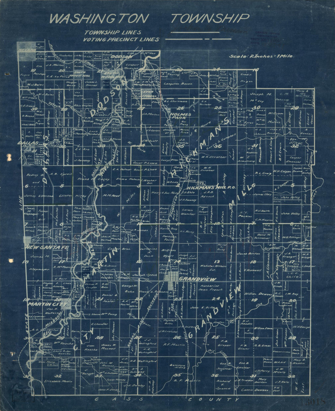This old map of Washington Township from 1880 was created by  in 1880