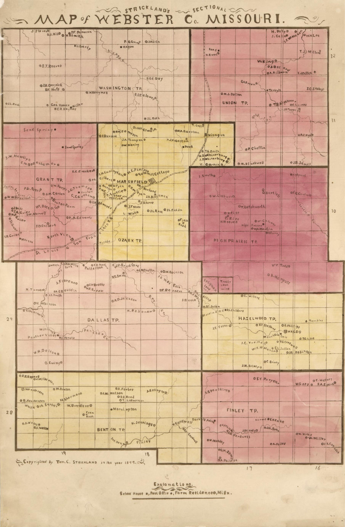 This old map of Strickland&