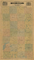 Sectional Map of Todd County, Minnesota in 1890 by Relic Map Company