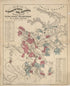 Map of the Cumberland Valley Oil Region : Showing the Lands of the New York and Kentucky and the Burksville Kentucky Oil and Mining Companies 1870 by Relic Map Company