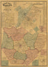 Map of Warren County, Kentucky in 1877 by Relic Map Company