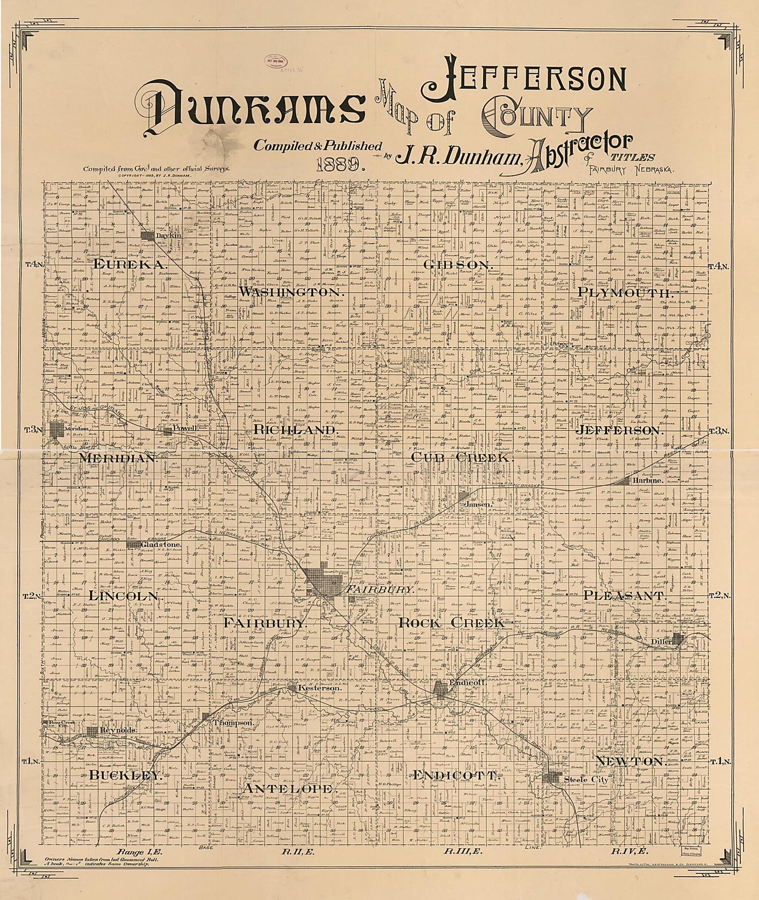 This old map of Dunham&