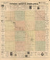 Map of Cuming County, Nebraska : With Directory of Leading Business and Professional Men and Firms 1900 by Relic Map Company