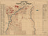 Map of Stevens County : North Half : Mining and Topographical 1900 by Relic Map Company