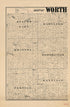 Map of Worth County, Iowa 1894 by Relic Map Company