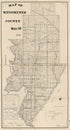 Map of Menominee County, Mich in 1898 by Relic Map Company
