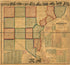 Map of Wayne County, Michigan 1860 by Relic Map Company