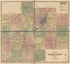 Map of Saginaw County, Michigan in 1890 by Relic Map Company