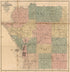 Map of the County of La Crosse, Wisconsin in 1890 by Relic Map Company