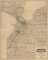 This old map of Map of Brown County, Wisconsin from 1900 was created by  W.W. Hixson & Co in 1900