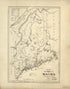 Map of the State of Maine 1831 by Relic Map Company