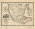 Map of the United States, the British Provinces, Mexico &c. : Showing the Routes of the U.S. Mail Steam Packets to California, and a Plan of the Gold Region 1849 by Relic Map Company