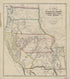 New Map of California, Oregon, Washington, Utah and New Mexico in 1853 by Relic Map Company
