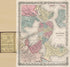 Map of Boston and Adjacent Cities, Colton&