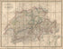 Carte Physique, Administrative Et Routière De La Suisse 1855 by Relic Map Company