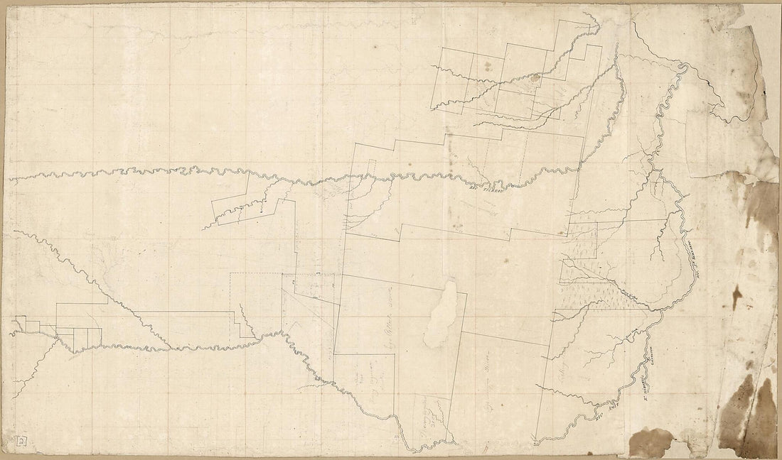 This old map of Map of Area of the Rivers Tickfaw, Amite, and San Bernardo, Spanish West Florida from 1805 was created by Vicente Sebastián Pintado in 1805