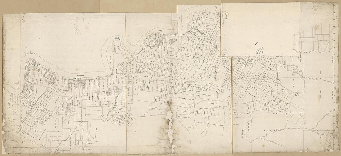 This old map of Map of Area from Rio Iberville to Thompson&