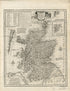 A New & Accurate Map of Scotland Or North Britain : Drawn from Surveys and Most Approved Maps and Charts & Regulated by Astronom&