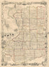 Map of Erie County, New York : from Actual Surveys 1854 by Relic Map Company