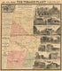 Durham County, North Carolina in 1887 by Relic Map Company