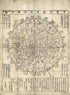 舊藏 天象 列次 分野 之圖, Old Sky Chart Showing Rank and Distribution of Stars in 1777 by Relic Map Company
