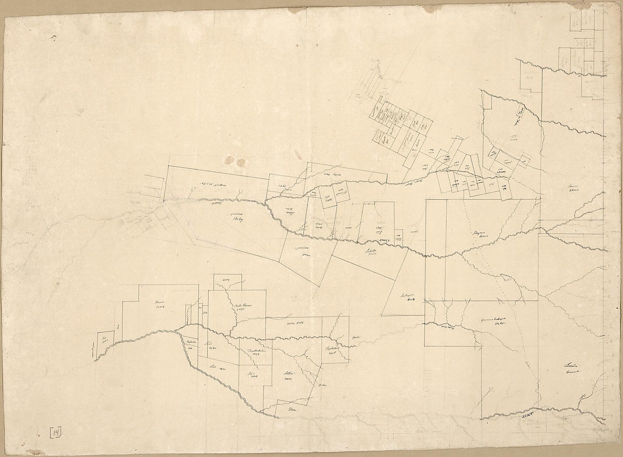 This old map of Map of Area of Spanish West Florida Bounded by the Comite River On the West and the Amite River On the East from 1805 was created by Vicente Sebastián Pintado in 1805