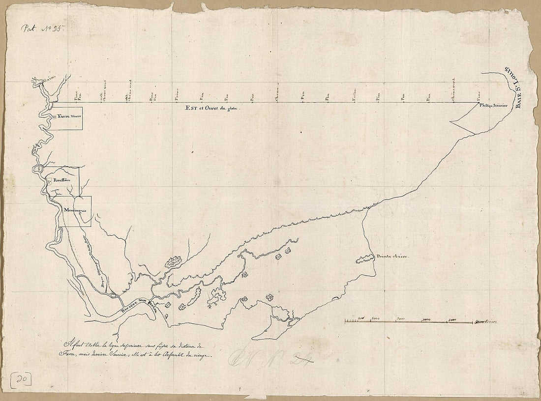 This old map of Map of an Area from Pearl River to Bay St. Louis In Spanish West Florida from 1805 was created by Vicente Sebastián Pintado in 1805