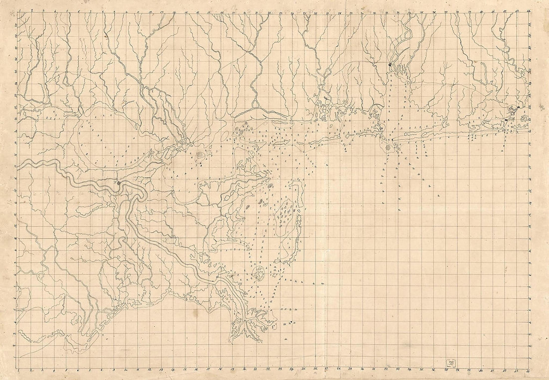 This old map of Map of an Area of Spanish West Florida from Lake Maurepas to Pensacola Bay from 1810 was created by Vicente Sebastián Pintado in 1810