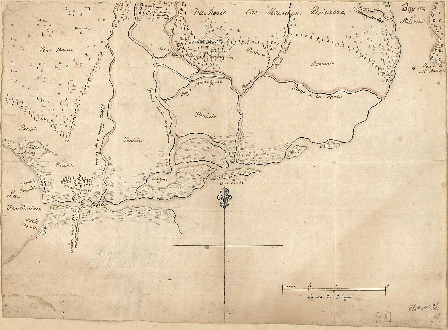 This old map of Map of the Rigolet and the Mouth of the Pearl River, Louisiana and Mississippi from 1800 was created by Vicente Sebastián Pintado in 1800